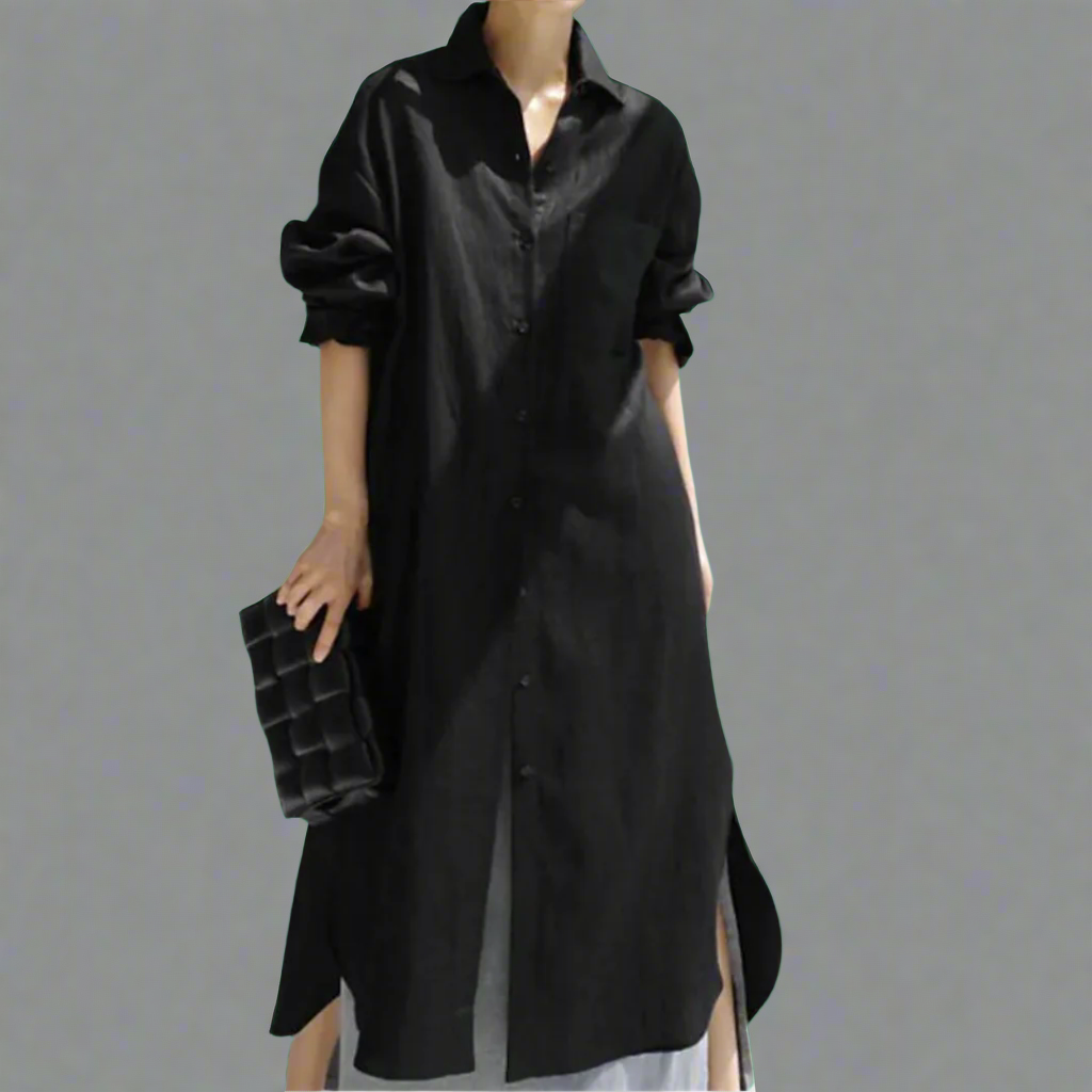 Clodina | Lockeres Vintage-Hemdkleid aus weichem Premiumstoff