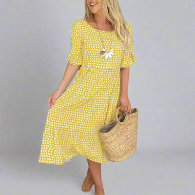 Friederike | Elegantes Maxikleid für eine traumhafte Figur