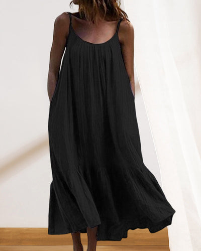 Sophie - weißes sommer-maxikleid