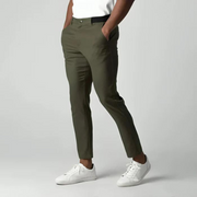 Elina | Klassische Stretch Chino für Herren modern – Grün