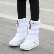 Arvani Winter-Schneestiefel – Weiß