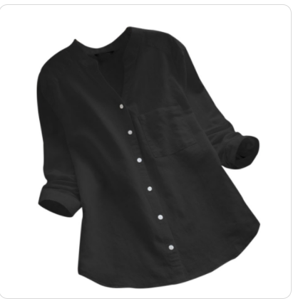 Venetia - lockeres leinen‑baumwollhemd