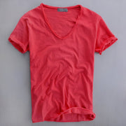 Brett - Lockeres, komfortables T-Shirt für Herren – Rot