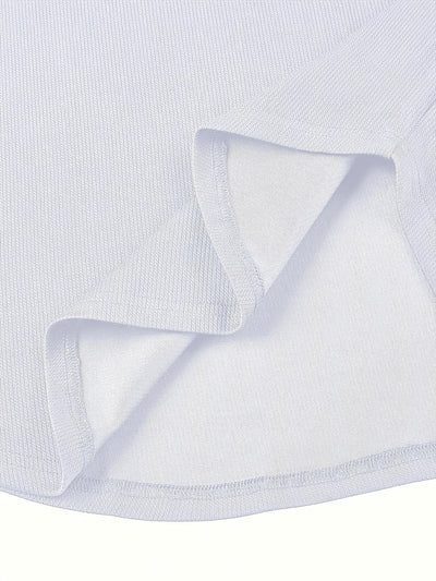 Herren T-Shirt mit tiefem V-Ausschnitt und Struktur – Rafael