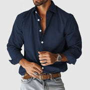 Adrian | Ferran Leandro Hemd Herrenstil – Marine