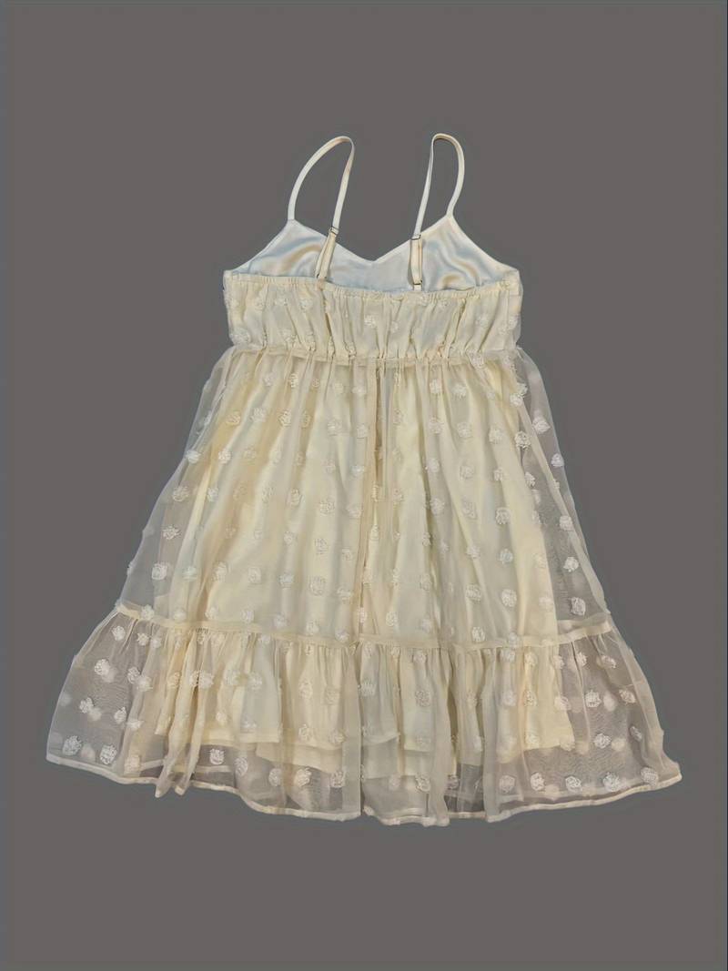 Abba - Urlaubskleid Ärmel Rüschensaum