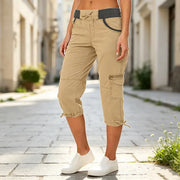 Astrelia - Utility-Cargo-Caprihose – Khaki