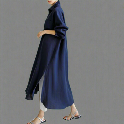 Clodina | Lockeres Vintage-Hemdkleid aus weichem Premiumstoff