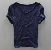 Brett - Lockeres, komfortables T-Shirt für Herren – Dunkelblau