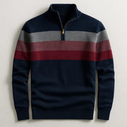 Max | This Herren-Pullover klassisch gestreift modern – Marineblau