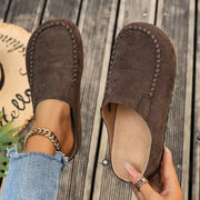 Mariselle - Komfortable Slip-on-Loafer – Kaffee