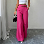 Oriessa - Hochtaillierte Matrosenhose – Rosa