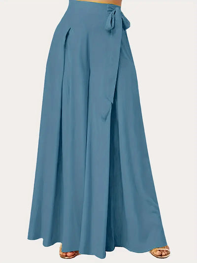 Hilma | Mühelos schicke Hose mit Bindeband und weitem Bein