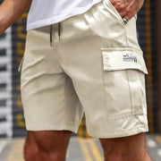 Hans™ | Lockere Cargo Shorts Herren – Khaki