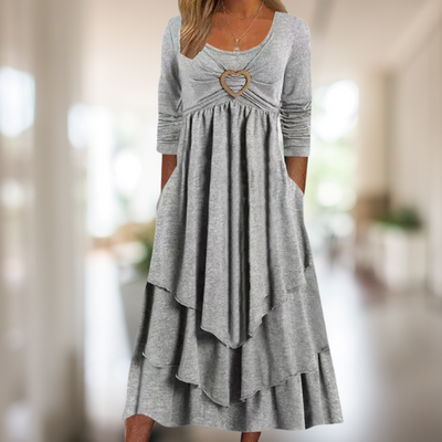 Areba - Entspanntes langes Kleid