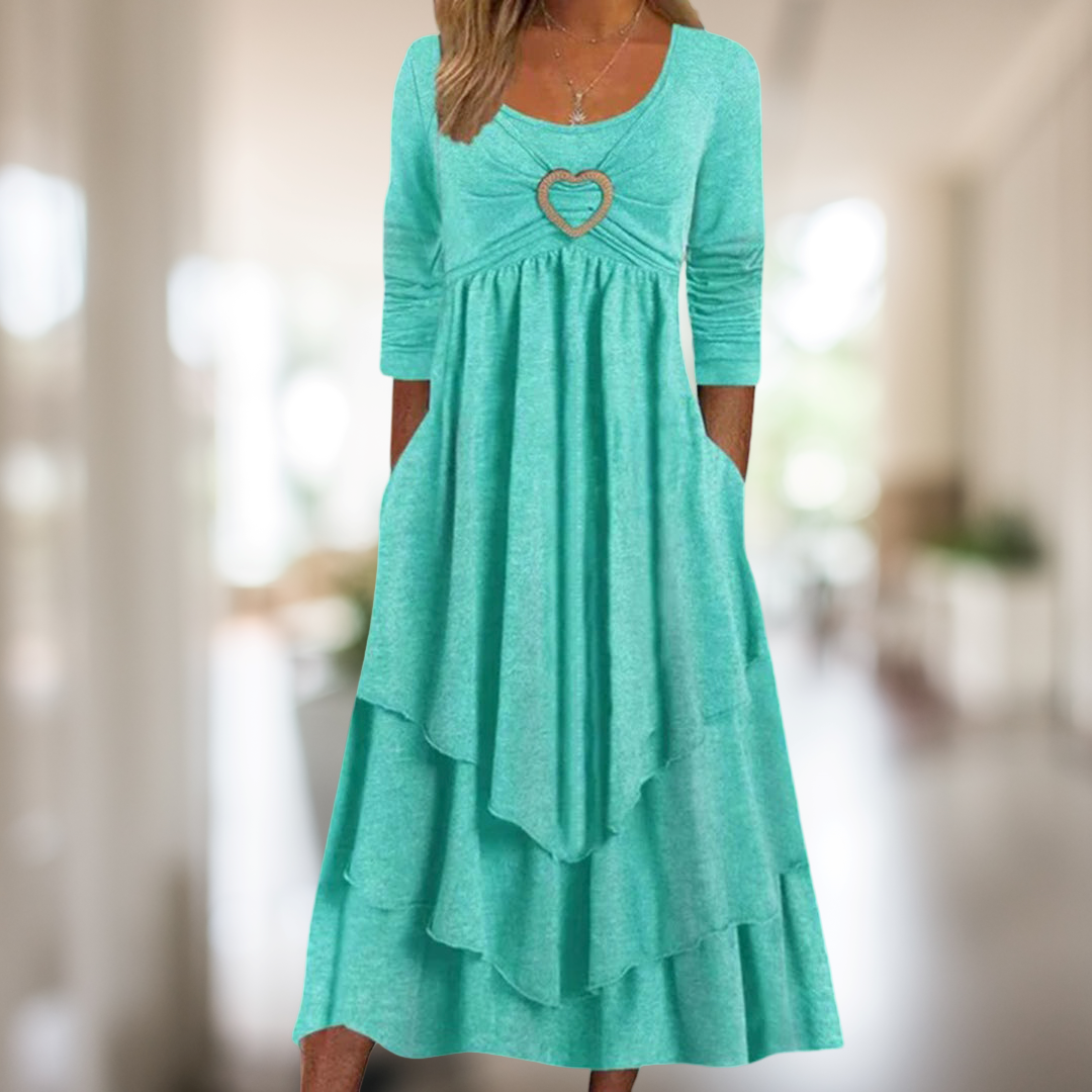 Areba - Entspanntes langes Kleid