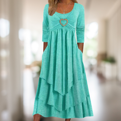 Areba - Entspanntes langes Kleid