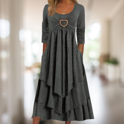 Areba - Entspanntes langes Kleid