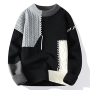 Bennet - Strukturierter Rollkragenpullover – Grau