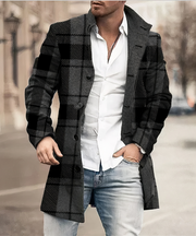 Theron - Zeitloser Trenchcoat – Schwarz