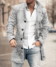Theron - Zeitloser Trenchcoat – Grau B
