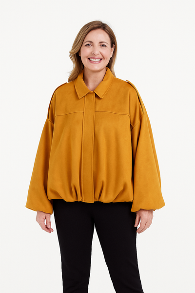 Agnes Kurzjacke Oversized Ballonärmel