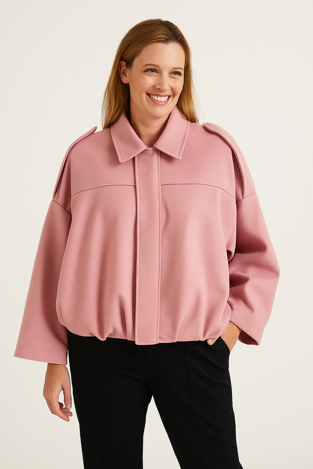 Agnes Kurzjacke Oversized Ballonärmel