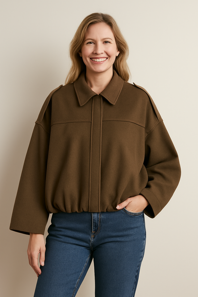 Agnes Kurzjacke Oversized Ballonärmel