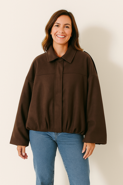 Agnes Kurzjacke Oversized Ballonärmel