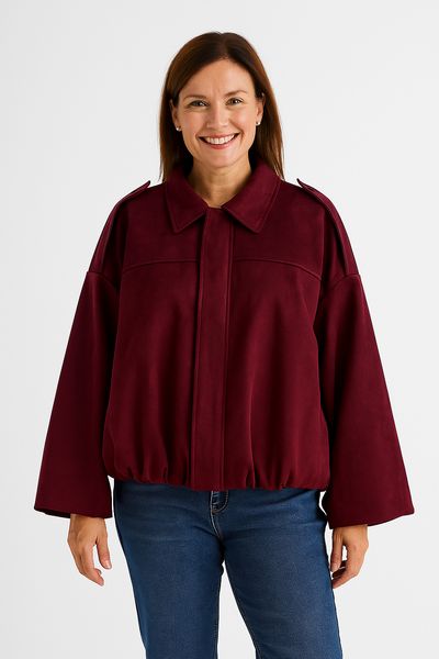 Agnes Kurzjacke Oversized Ballonärmel