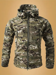 Sanna | Moderner Herren Stehkragen-Pullover elegant – Taktisches Camouflage
