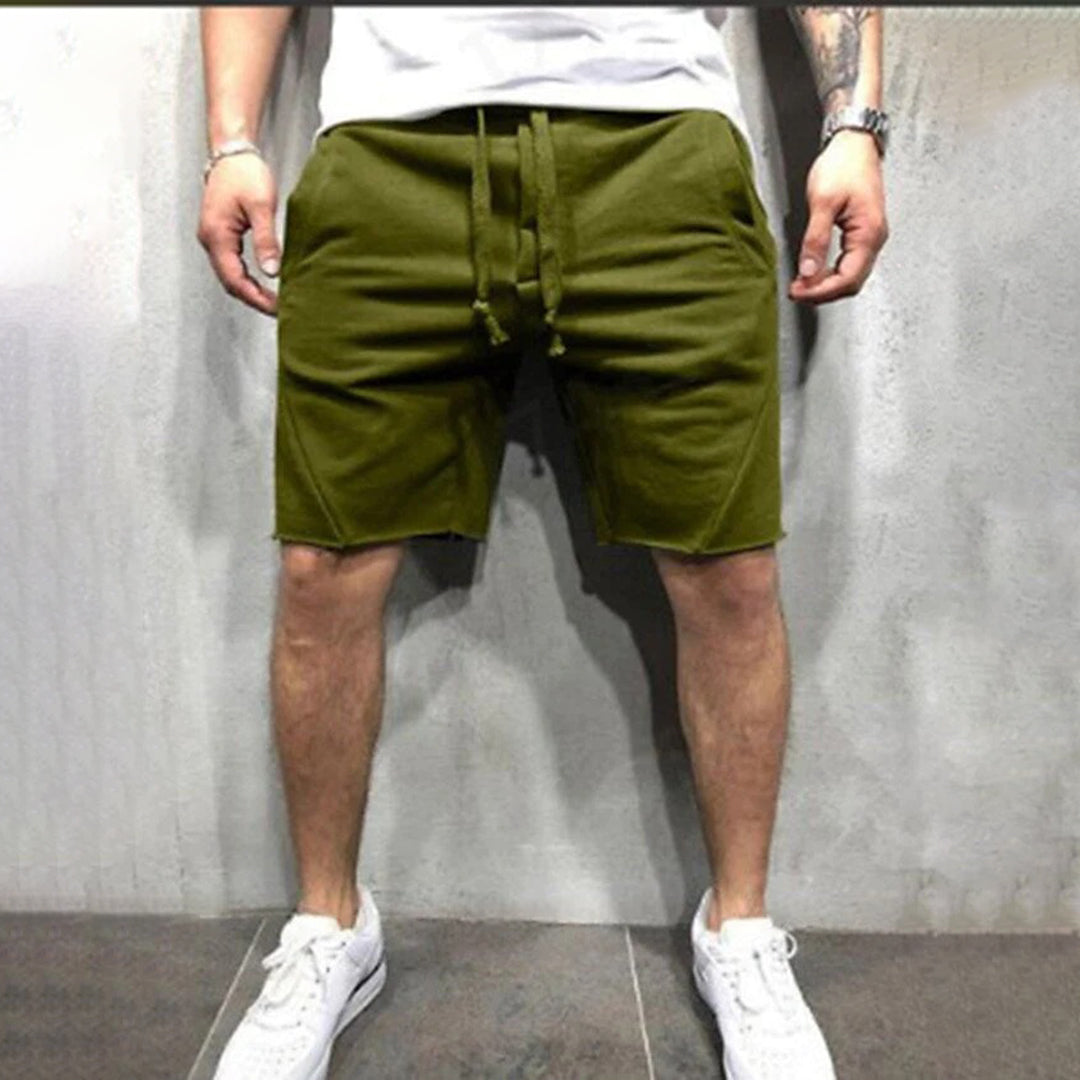 Sportliche Fransen-Shorts für Herren