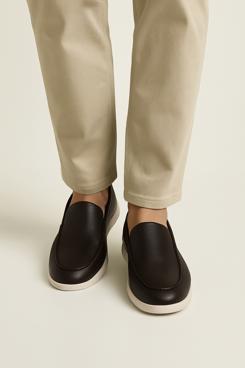 Asher Lederloafer Zweifarbig