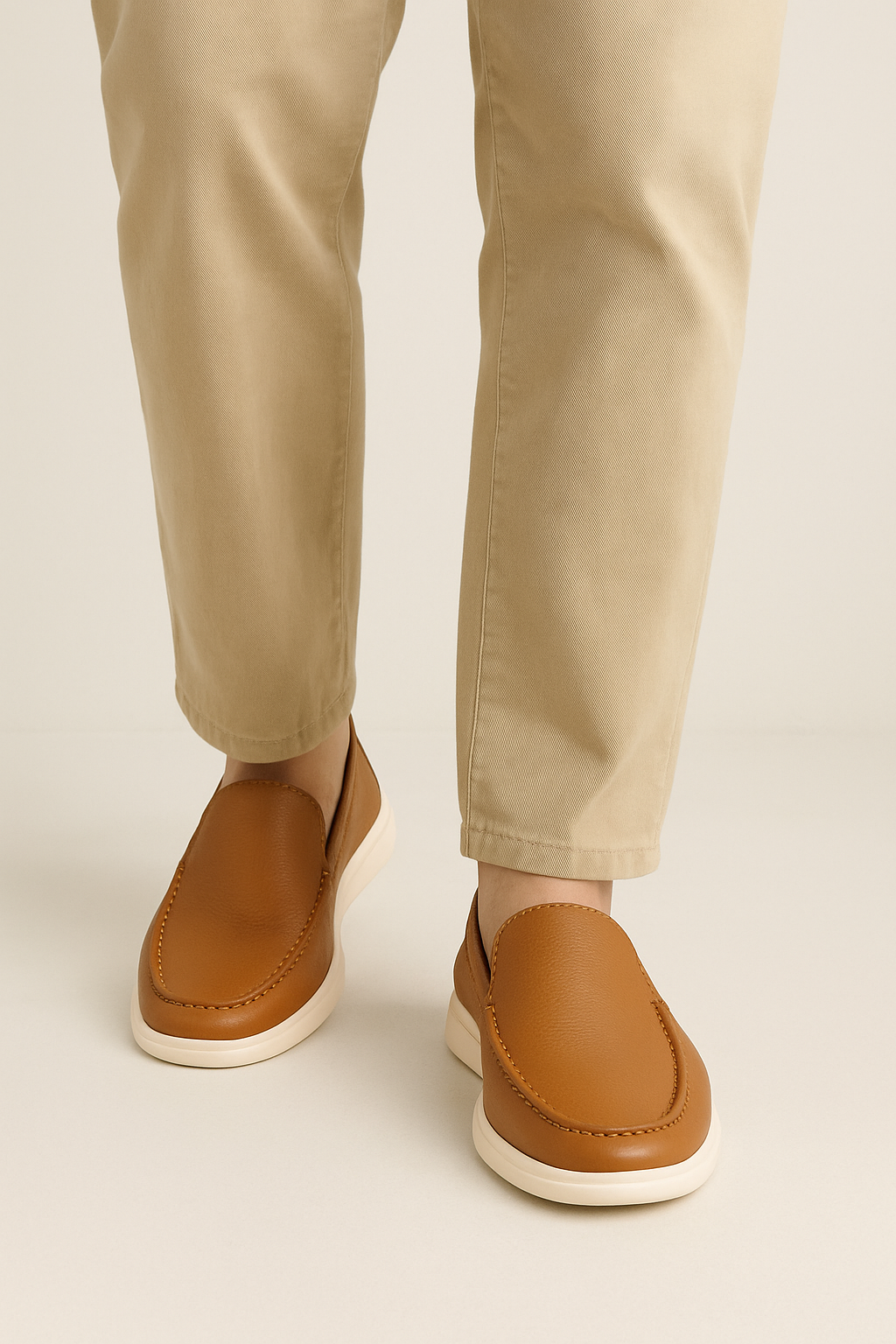 Asher Lederloafer Zweifarbig