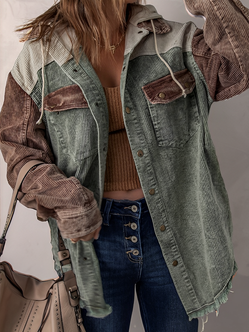 Bianka - Stylische 3-farbige Jacke