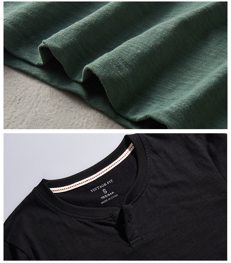 Hiro Langarmhemd aus Baumwolle