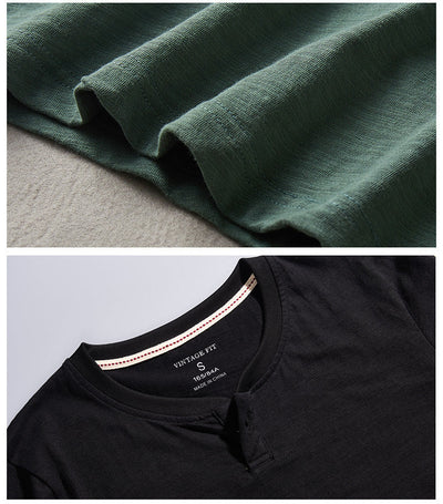 Hiro Langarmhemd aus Baumwolle