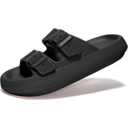Verstellbare orthopädische Sandalen für Damen und Herren – SCHWARZ