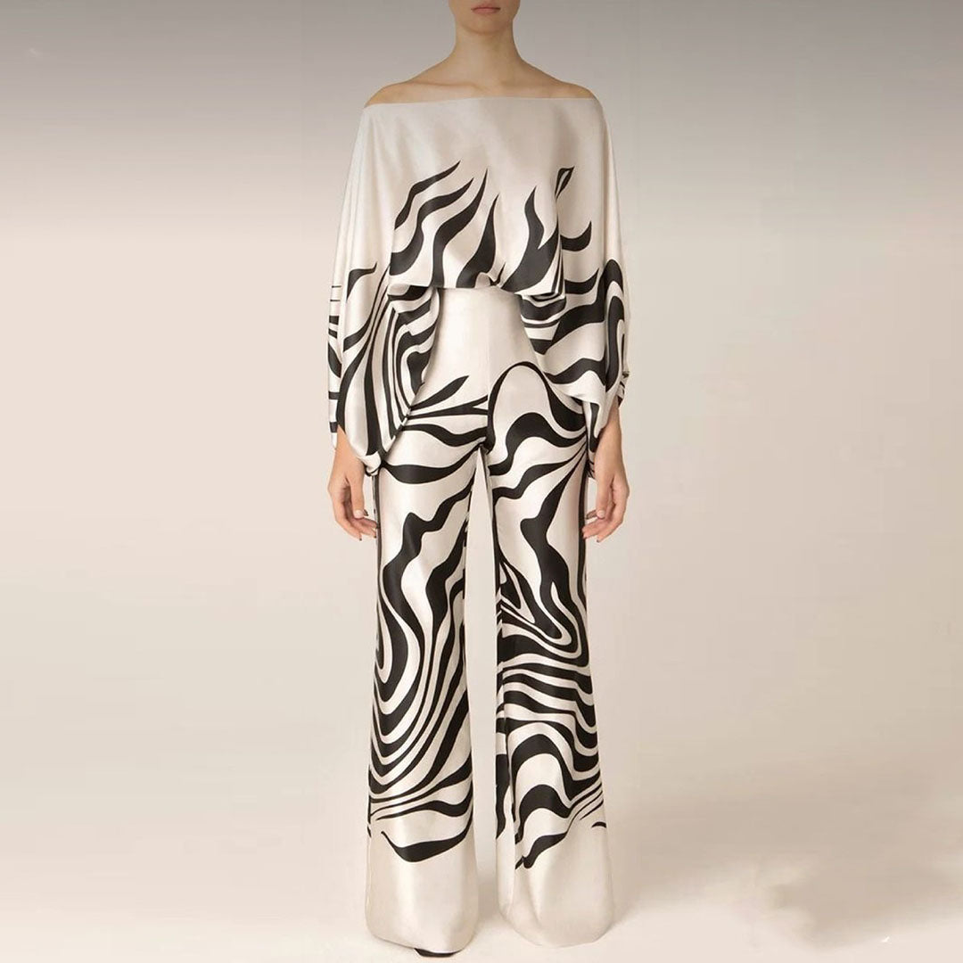 Febie - Schicker Weites Bein Hosenanzug Damen Neu