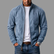Avermont - Softtouch-Bomberjacke – Himmelblau
