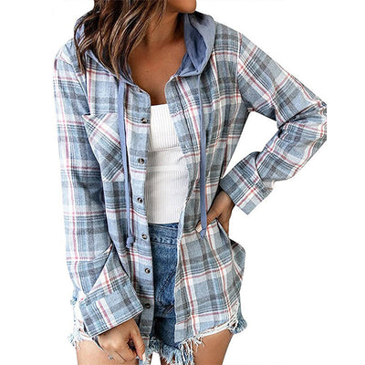 Kariertes Hemd mit Kapuze | Lässiger Look | Perfekt für den Alltag