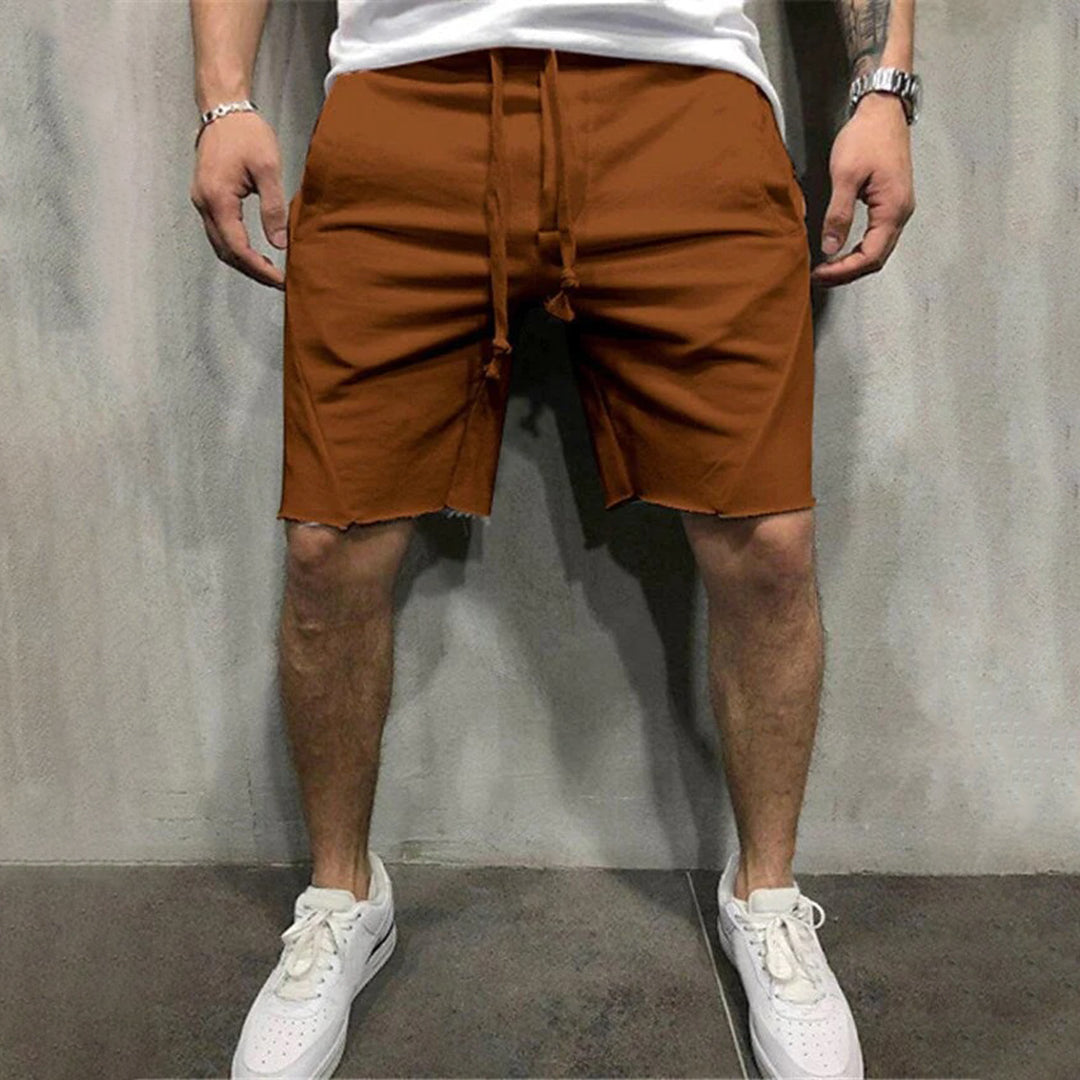Sportliche Fransen-Shorts für Herren