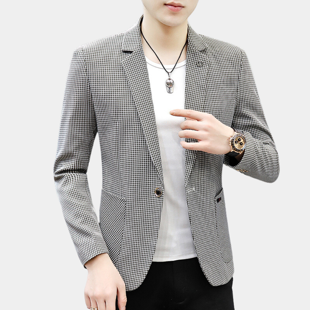 Klassischer Einreiher-Blazer für Herren