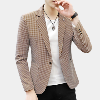 Klassischer Einreiher-Blazer für Herren