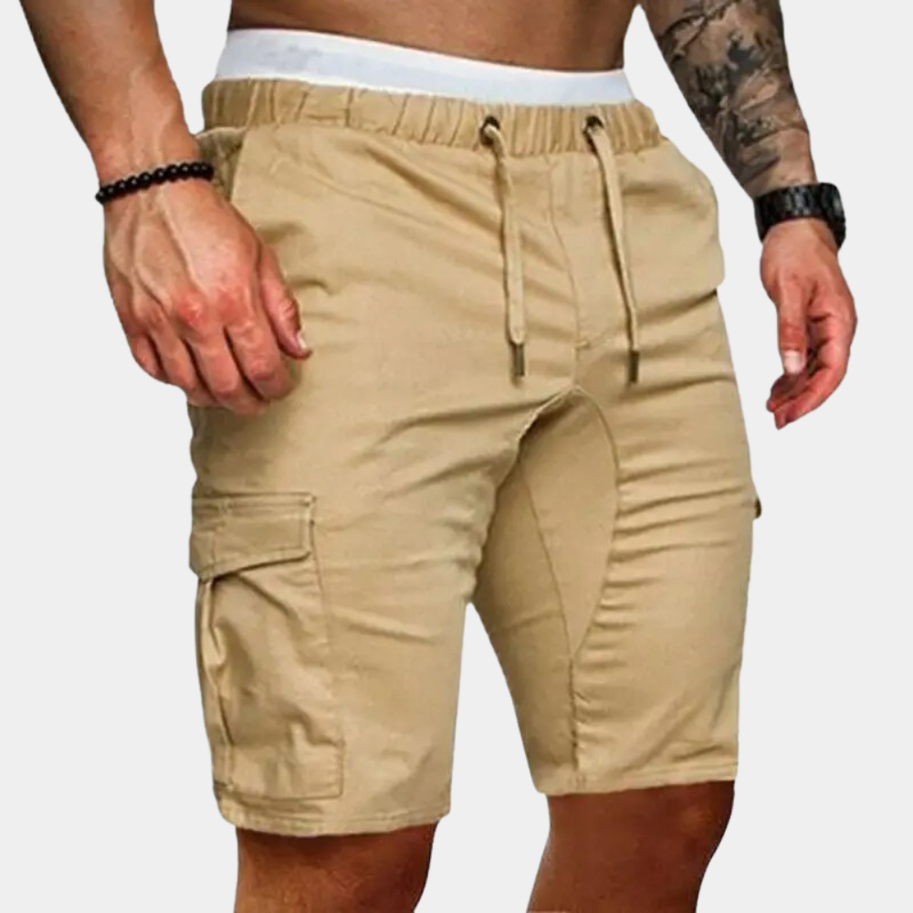 Herren Shorts mit elastischem Bund und Seitentaschen – Brennan