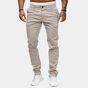 Slim Fit Weiches Baumwoll Lange Länge Alltags tauglich - Arvani – Khaki