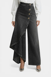 Bianca | Stilvolle Jeans mit hoher Taille – Schwarz