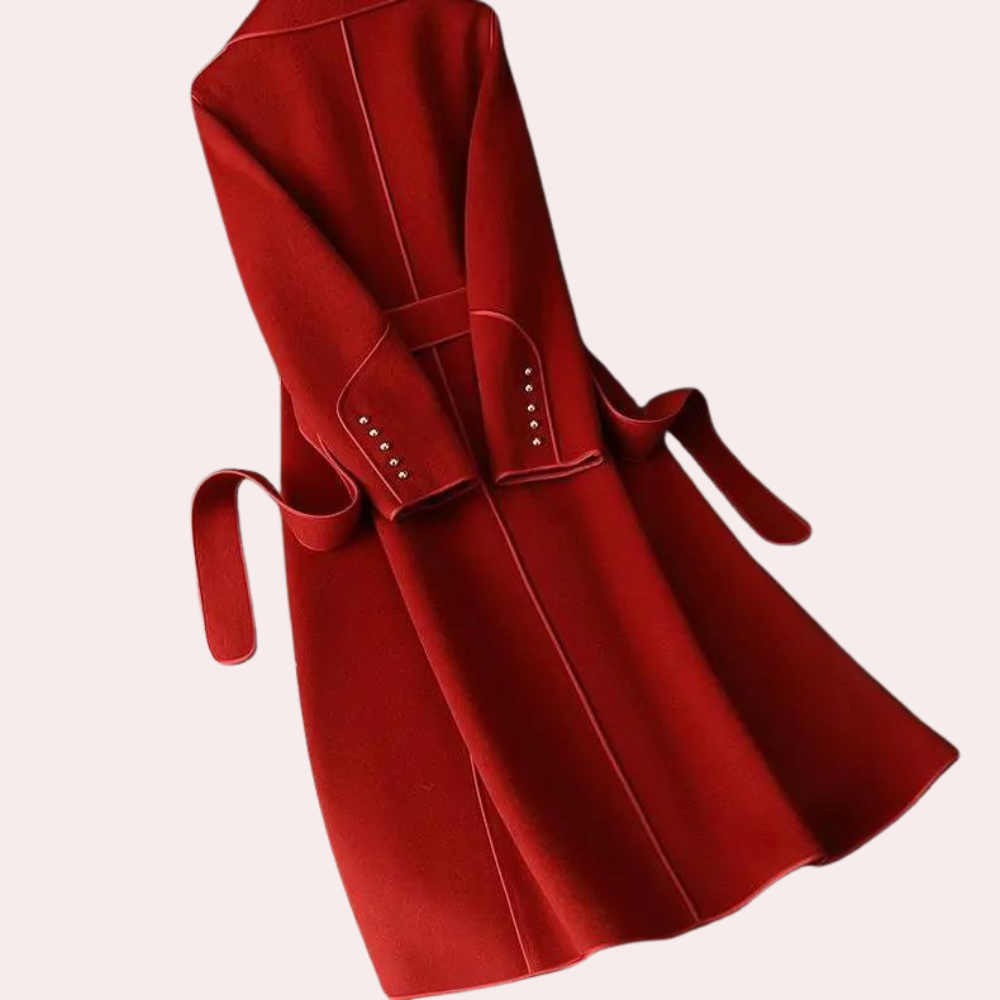 Izabela | Eleganter langer Damenmantel