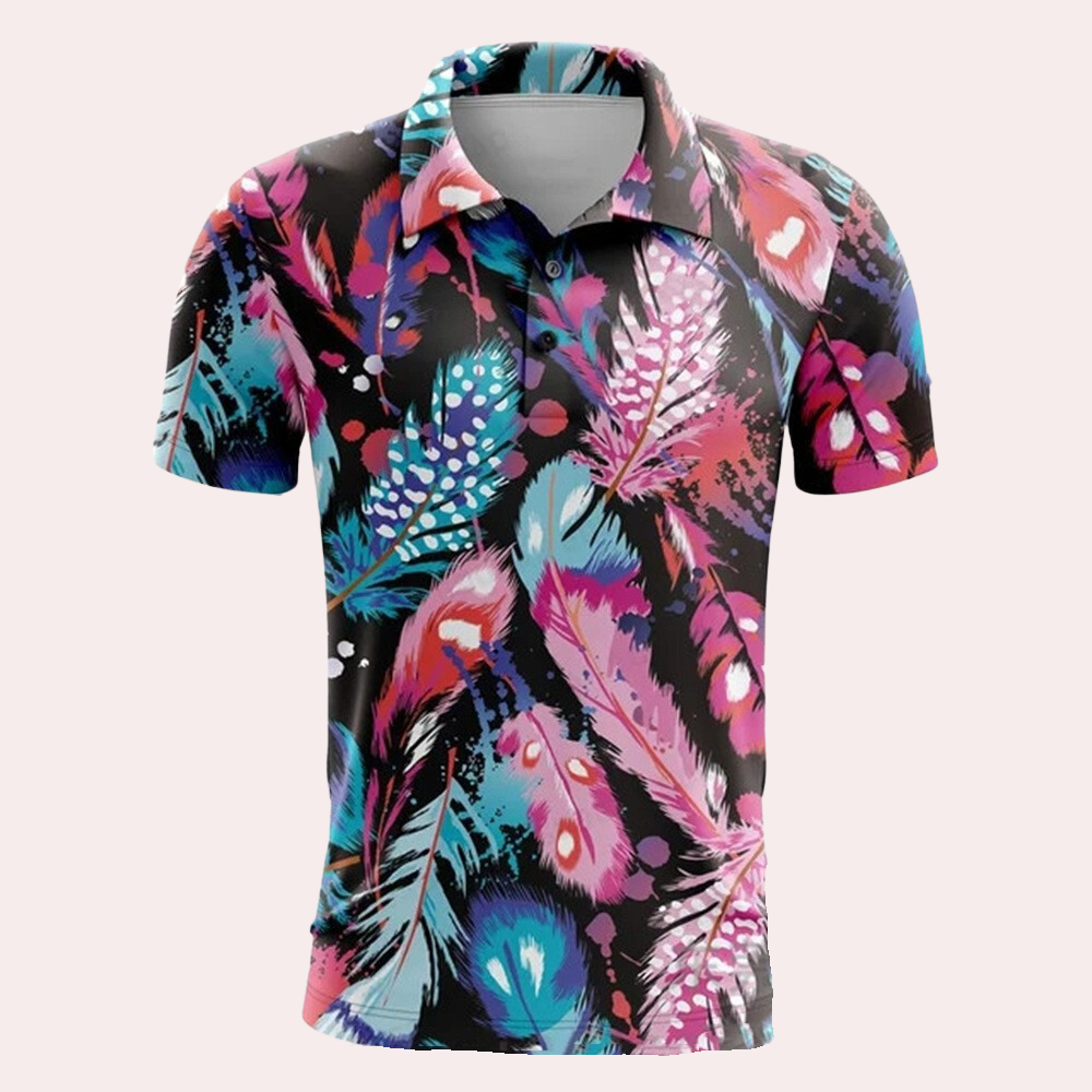 Sommerliches Herrenpoloshirt mit komfortablem Schnitt – Sven