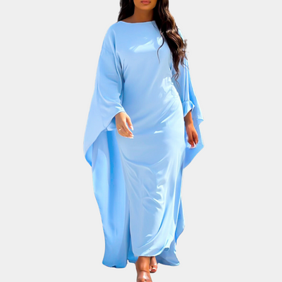 Elegantes Maxi-Kleid | Weite Ärmel | Fließender Schnitt